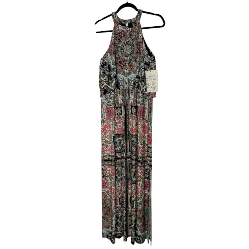 New Boston Proper Maxi‎ Dress Women's Small Sleeveless Stretch Formal Party